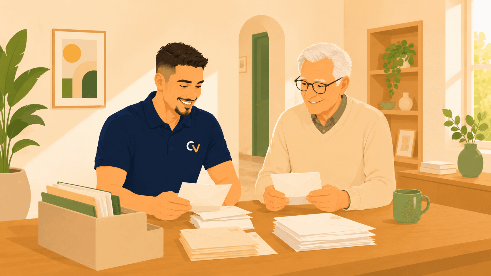 Assistance administrative à domicile par Compagnie Vitalité